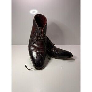 W. Andrews Italy Leather Dress Boots Men’s EU 43 US 10 Chukka Wingtip Luxury